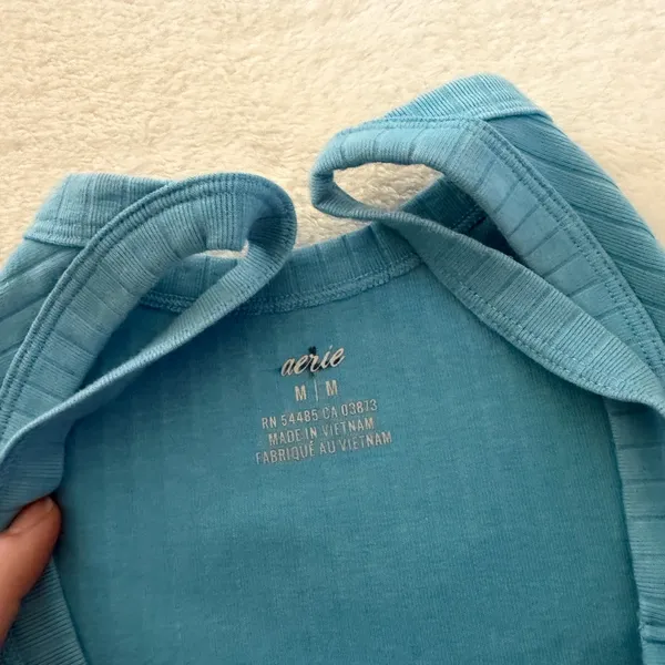 Aerie Teal Ribbed Camisole - Image 3