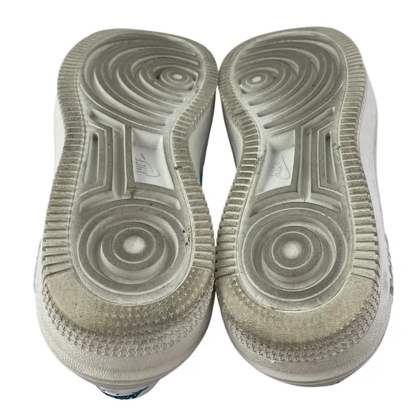 Nike Air Force 1 PLT.AF.ORM Women's White Pastel Low Top Athletic Sneakers 8.5 - Image 4