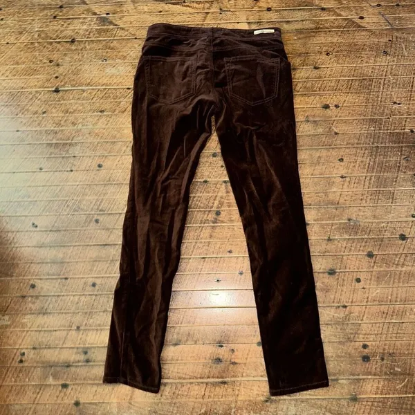 Pilcro and the Letterpress brown corduroy low rise 27 pants - Image 4