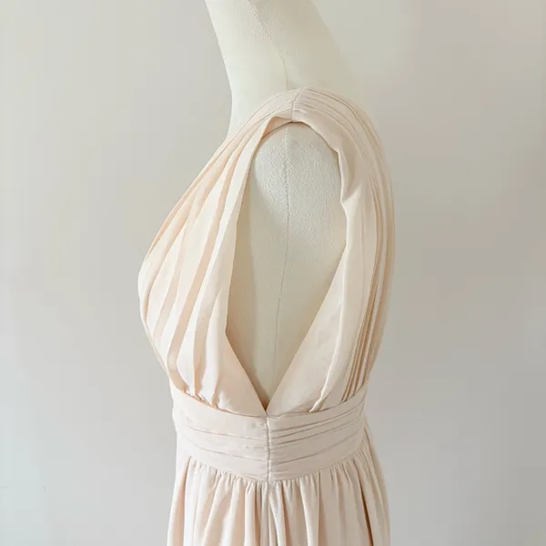 Lulus Heavenly Hues Blush Maxi Dress Bridesmaid Wedding Prom Size‎ Small - Image 10