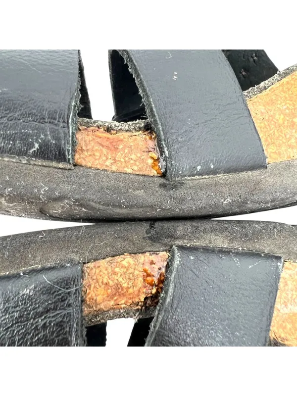 Birkenstock Florida Black 3 Strap Sandals Size 39 EU 8 US Boho Gorpcore - Image 9