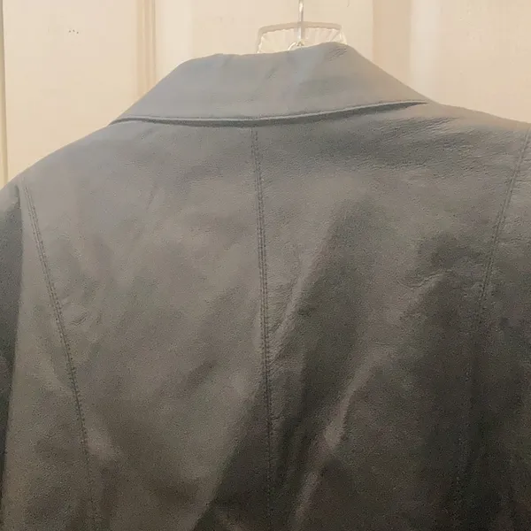 FINAL MARKDOWN Dialogue black leather jacket 2x - Image 4