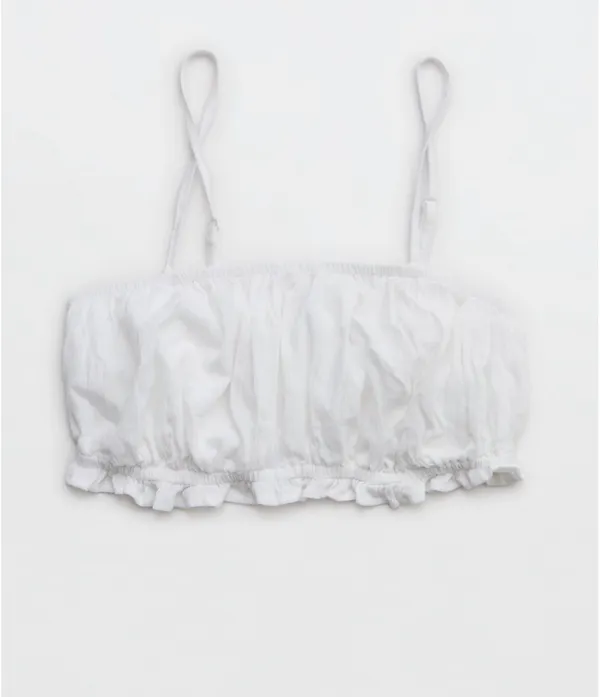 PacSun White crop top - Image 4
