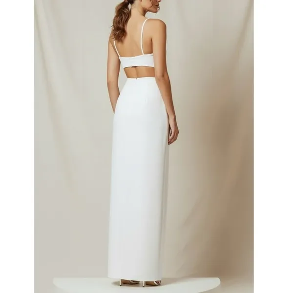 LOVERS + FRIENDS Karma Maxi Dress, White, Medium - Image 2