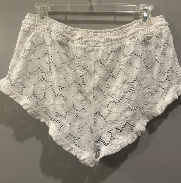 Victoria’s Secret Crochet Lace Swim Cover Up Shorts - Image 2