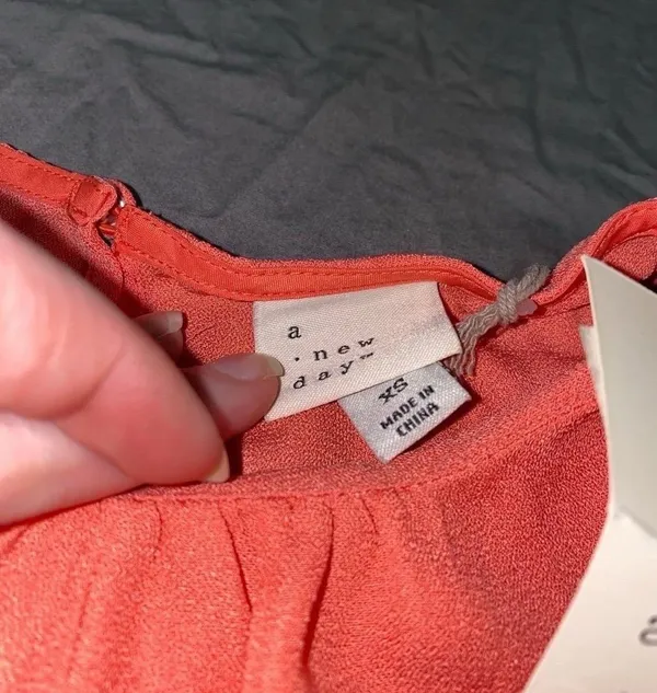 NEW Blouse Orange Size XS - Image 4