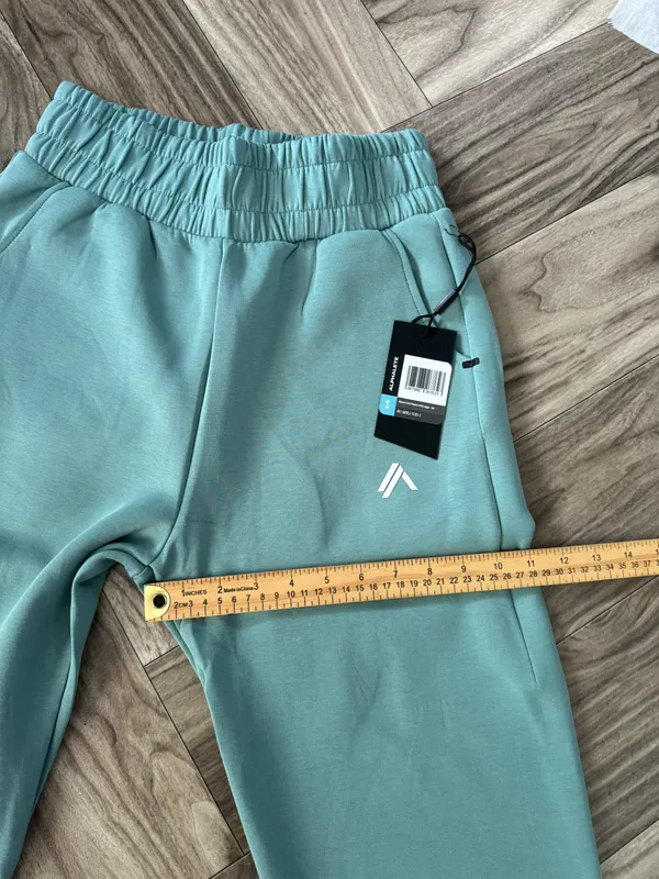 Alphalete WOMEN'S ELMTS RELAXED CUFFED JOGGER - Teal , Size Small - Image 4