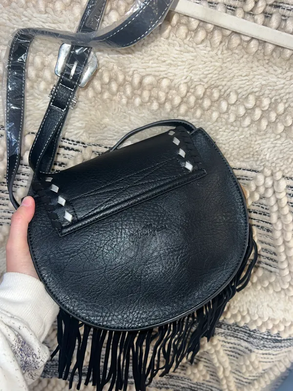 Trenditions Women's Catchfly Hairon Fringe Crossbody Bag - Image 12