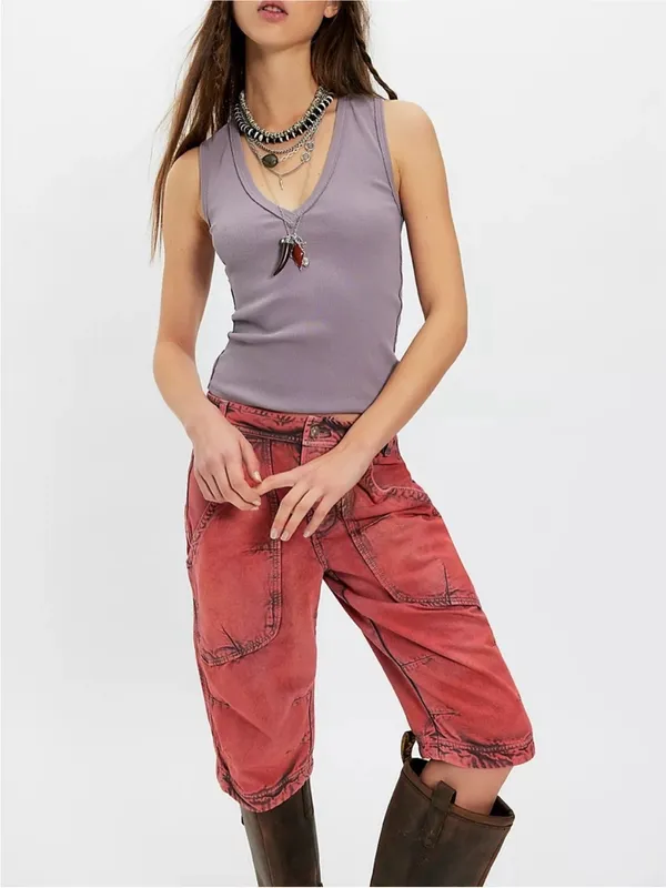 NWOT Free People We The Free Neria Tank - purple dove - XS - Image 4