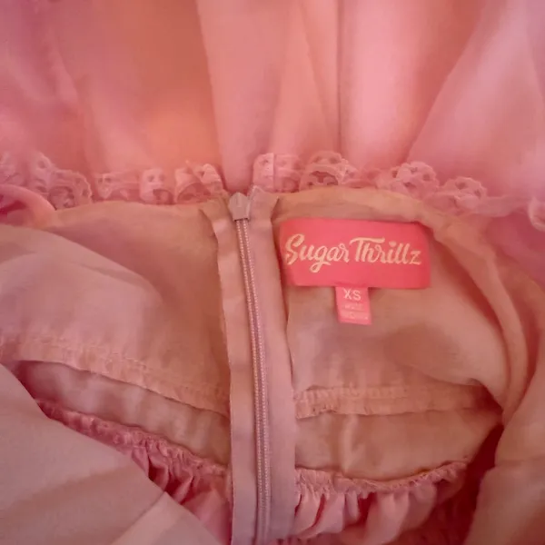 Sugar Thrillz X Dolls Kill Softer Smiles Babydoll Dress in pink - Image 4