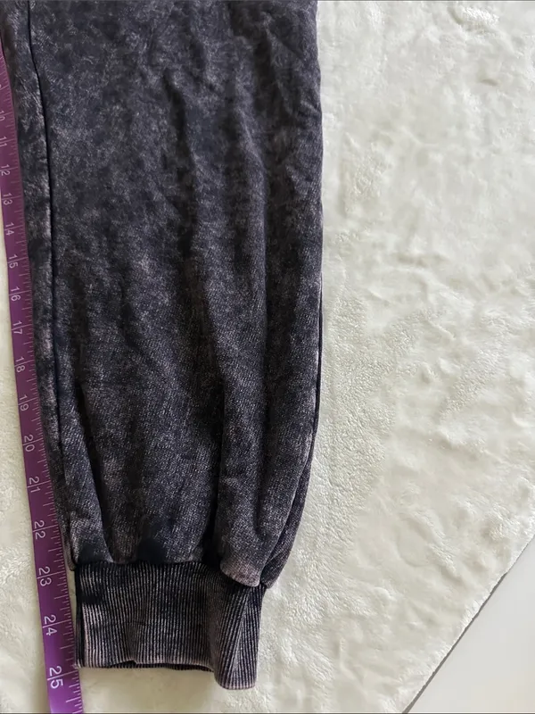Zenana Black Mineral Wash V-Neck Jumpsuit - Image 8