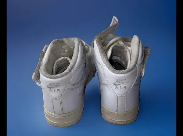 White Air Nike Force 1 mid  - Image 4