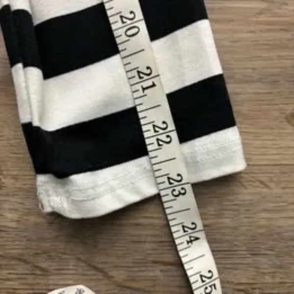 Reborn J Striped Long Sleeve Top with Brown Elbow Patches - Size Large - Image 12
