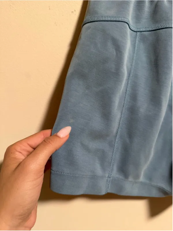 Lululemon Softstreme High-Rise Short 4" Utility Blue- Size 6 - Image 3