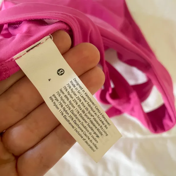 Lululemon Pink Bra - Image 3