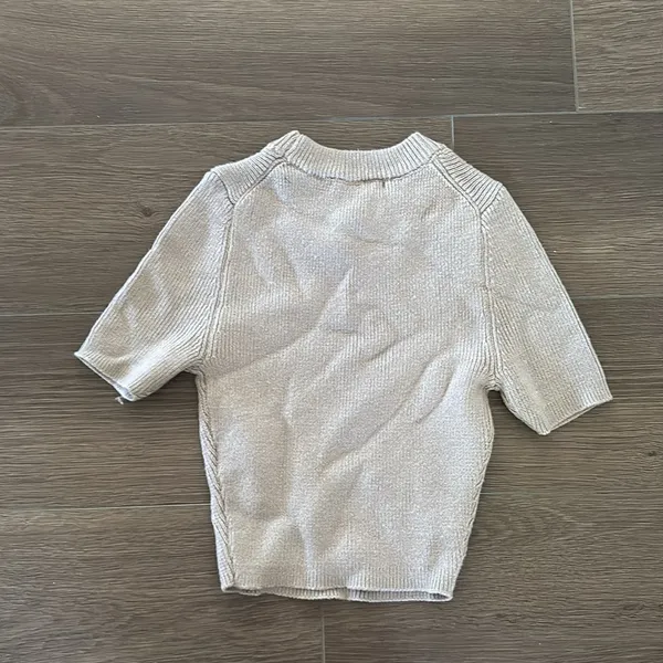 Zara short sleeve knit top - Image 3