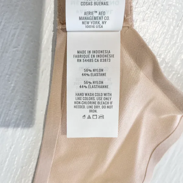 Aerie New SMOOTHEZ Mesh Unlined Underwire Balconette Bra Sands Size 32B - Image 16