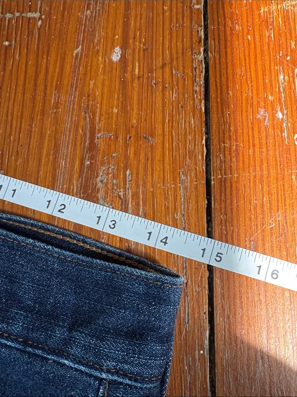 American Eagle Outfitters Dark Indigo Relaxed Vintage Hi-Rise Jeans Size 4 - Image 4