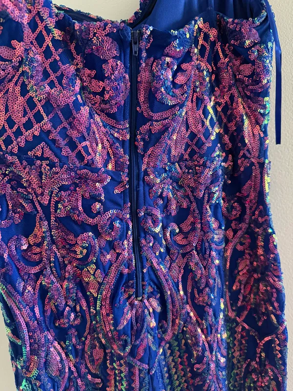 Windsor Sequin Homecoming Dress - Image 3