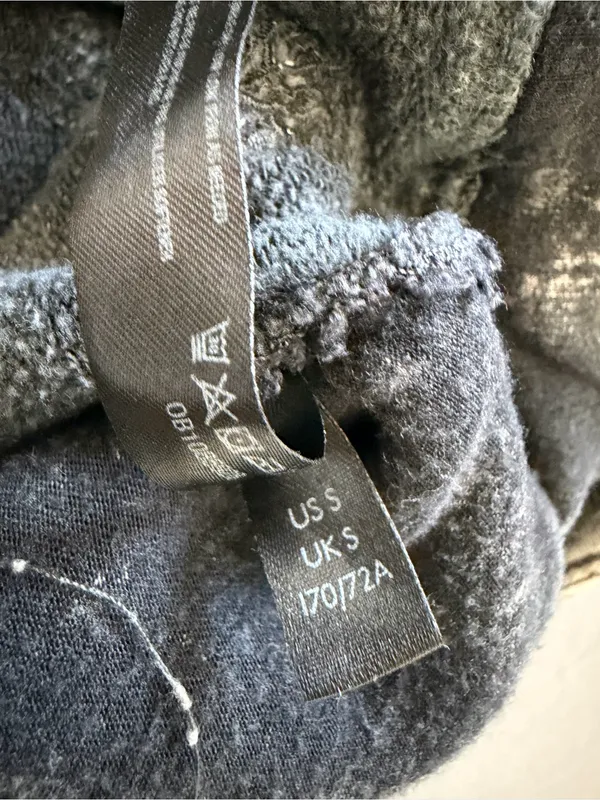 Free People FP Movement Sideline Crop Sweatpants Small Gray Acid Wash Size Small - Image 6