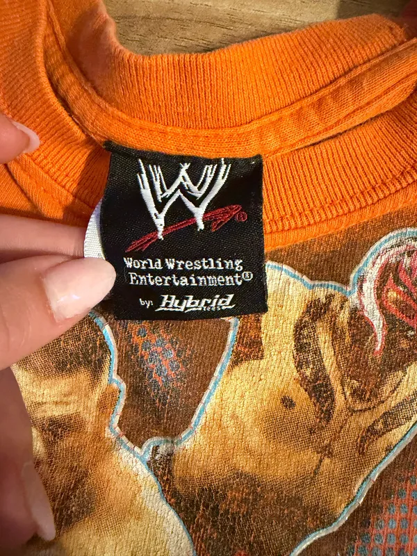 WWE baby tee Orange Size XXS - Image 3