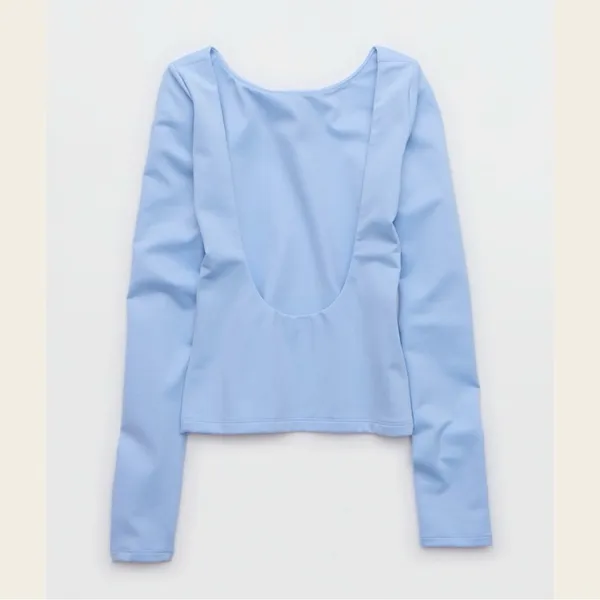 OFFLINE By Aerie The Hugger Long Sleeve Open Back T-Shirt- cross listed on Merc! - Image 5