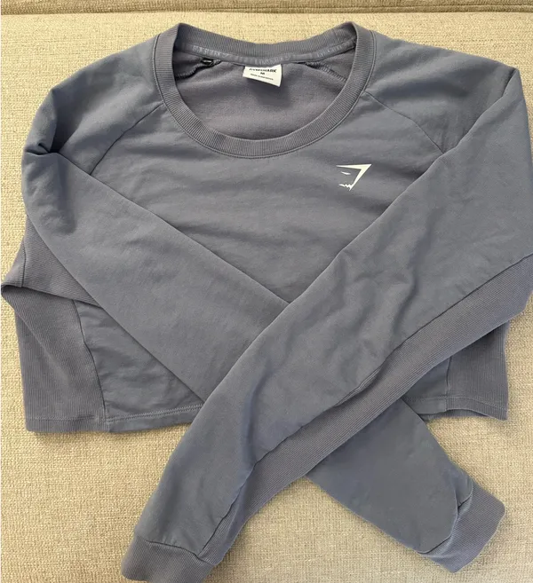 Gymshark Training Cropped Sweater - Image 2
