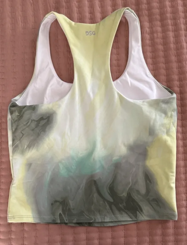NWOT Athletic Tank Top Yellow Size XS - Image 2