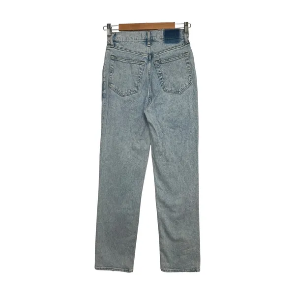 Abercrombie Fitch The 90s Straight Womens 26 2S Blue Ultra High Rise Crossover - Image 2