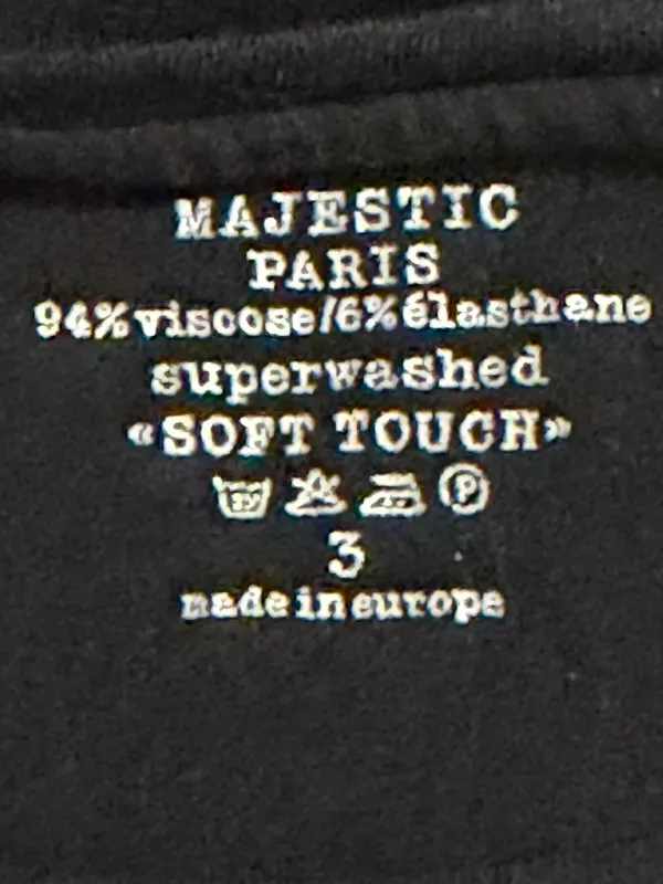Majestic Paris Women’s Soft Touch Long Sleeve Crew Neck Top Shirt Size 3 (M) - Image 6