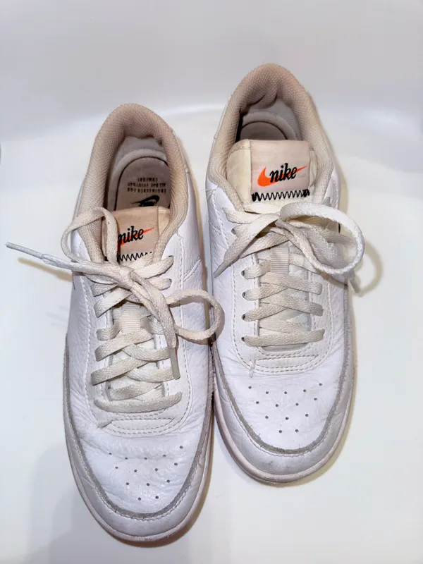Nike Court Vintage Premium White Sneaker - Image 2