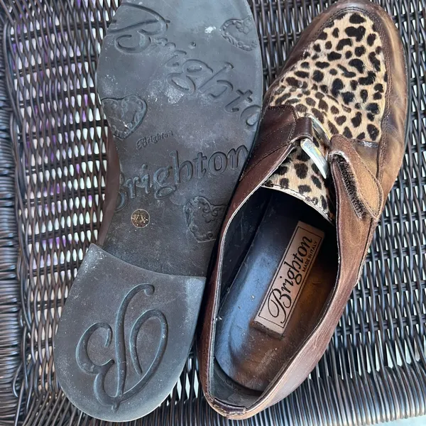 Brighton Leopard Haircalf Leather Loafers - Image 7