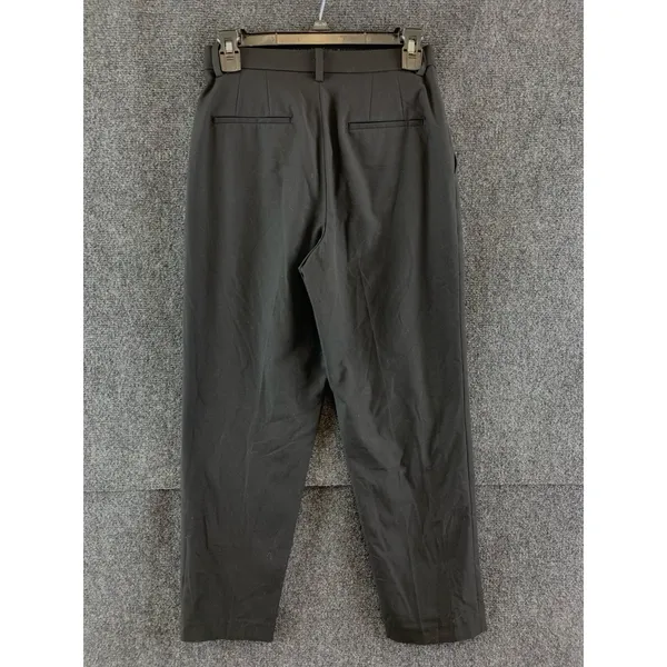 UNIQLO Women XS Black Smart Ankle Pants Tapered Stretch Office Work Trousers - Image 10