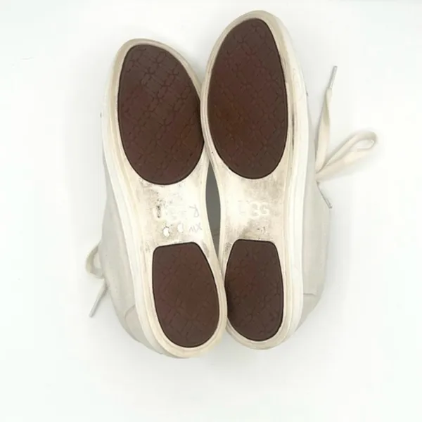 Ugg Australia Karine Sneaker Suede Lace Up Shoe off White Lily size 8 - Image 10