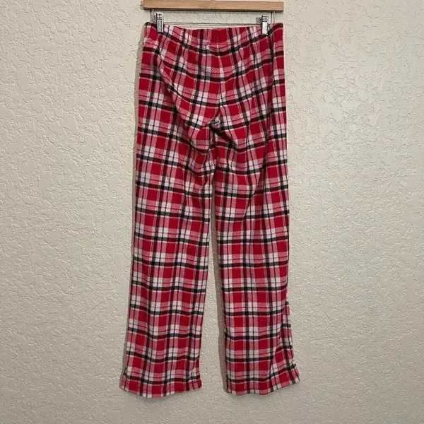 Flirtitude Plaid Fleece Pajama Pants Small - Image 3