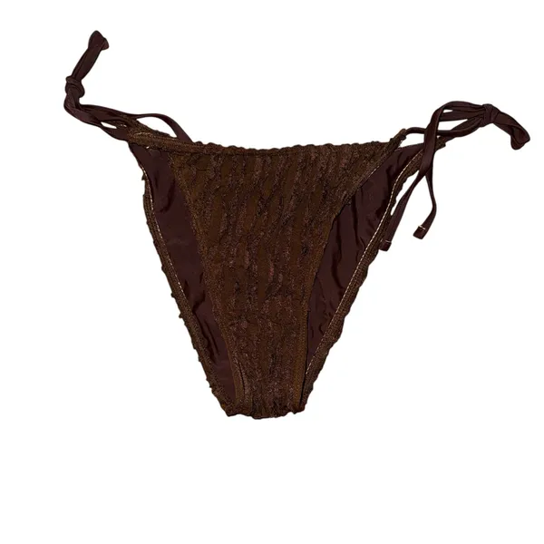 Beaded detail ruffle bikini  - Image 3