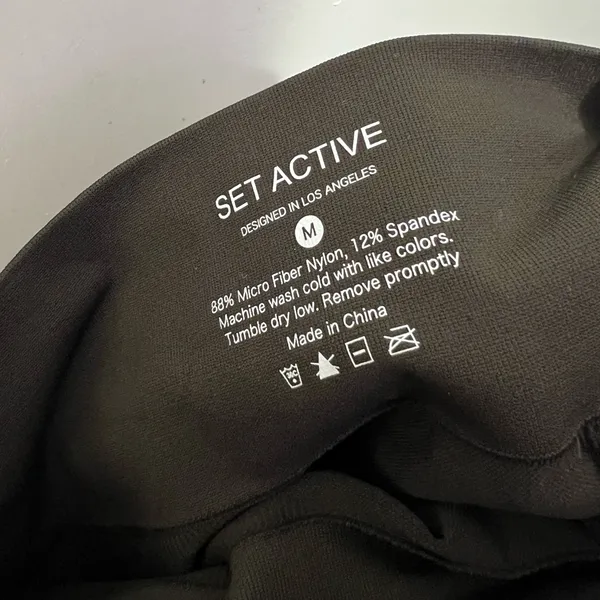 NWOT SET ACTIVE Cloud High-Rise brown Leggings size M - Image 8