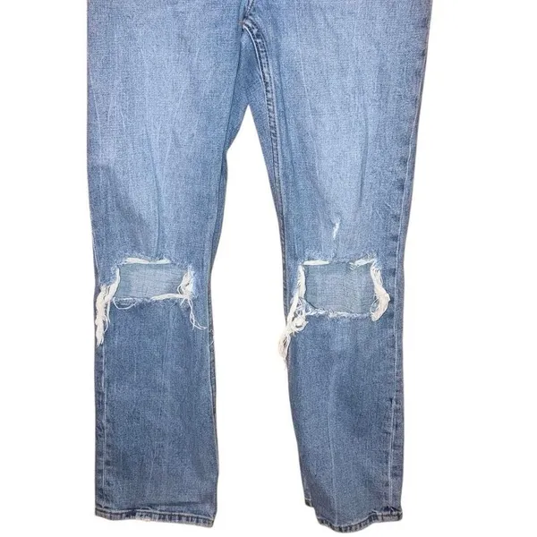 Abercrombie & Fitch Ankle Straight Ultra High Rise Distressed 00/24R #760 - Image 5