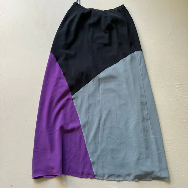 vintage DKNY colorblock maxi skirt - Image 2
