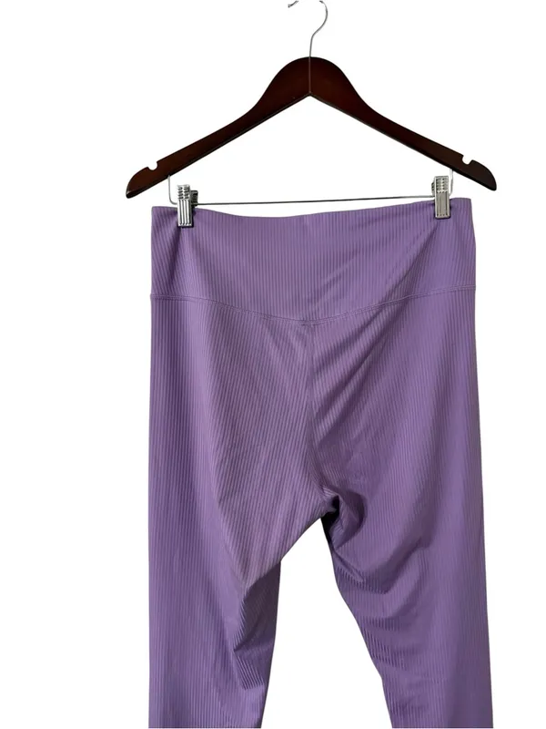 GIRLFRIEND COLLECTIVE Ribbed Purple High Rise Leggings - Image 5
