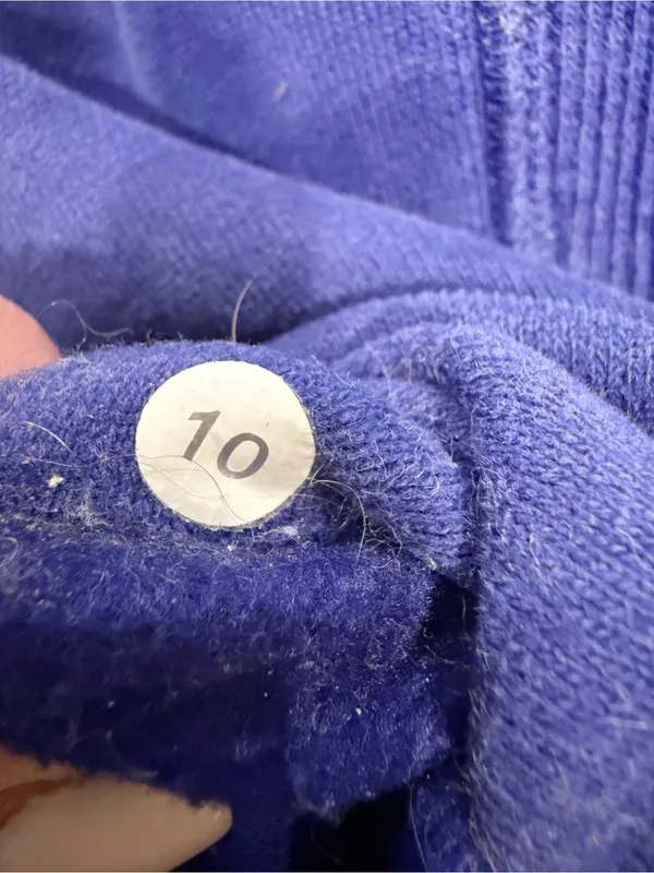 LULULEMON Scuba Hoodie Sweatshirt in Pigment Blue Full Zipper size‎ 10 - Image 6
