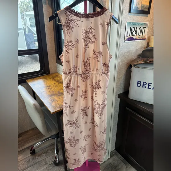 Old Navy Y2K Fairy Floral 90’s Lace Trim Nightgown - Pink large - Image 2