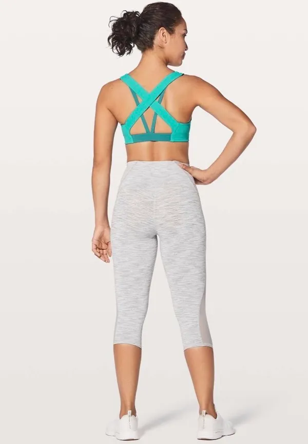 Lululemon Sweat Times Bra Spirit Green / Eucalyptus 6 - Image 7