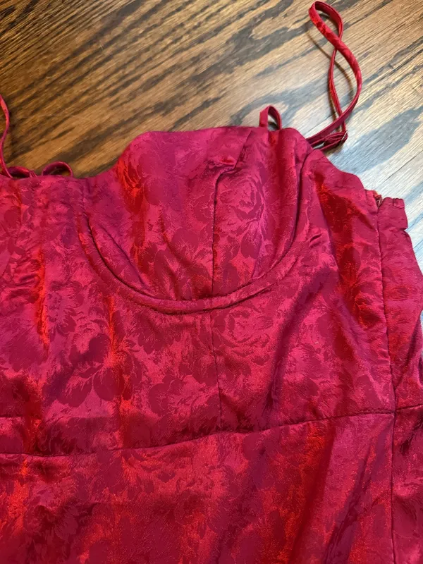 Princess Polly Mini Dress Red - Image 3