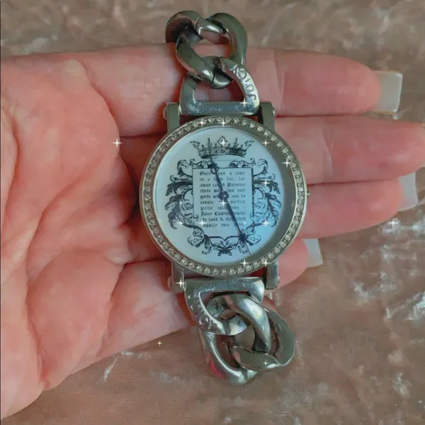 🍒JUICY COUTURE Stainless Steel silver watch - Image 3