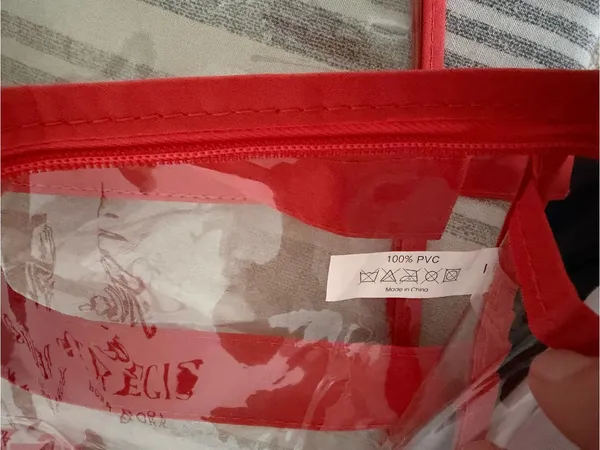 St. Regis Bora Bora Beach Bag Clear PVC Large Tote Coastal Luxury - Image 4