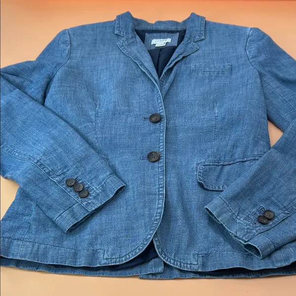 J. Crew Indigo Denim Jacket - Image 4