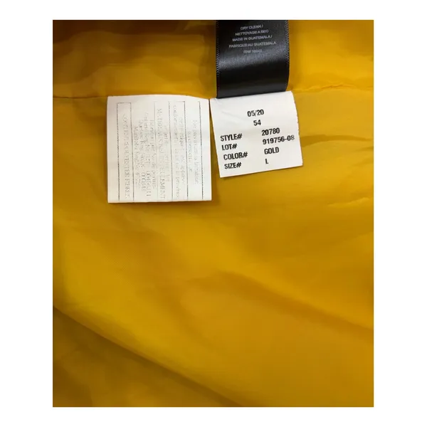 Sam Edelman Wool Blend Coat Large Mustard Yellow Winter Dressy - Image 2