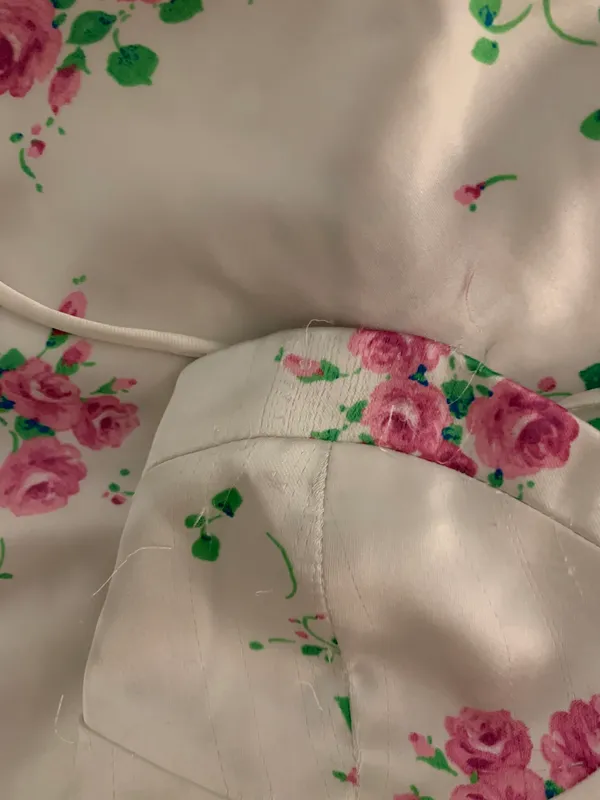 ZARA Floral Silk Maxi Dress - Image 5