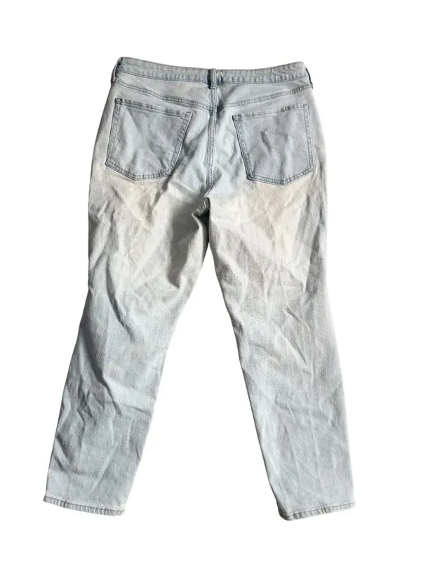OLD NAVY Light Wash OG Straight Jeans Size 14 - Image 3